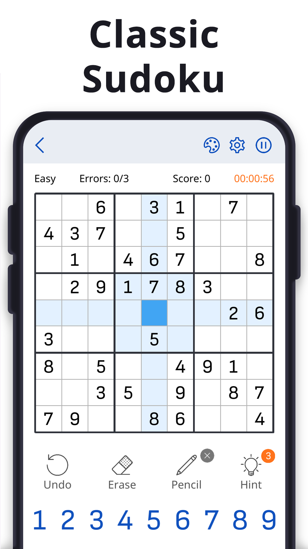 Sudoku Guru - classic sudoku screenshot 9