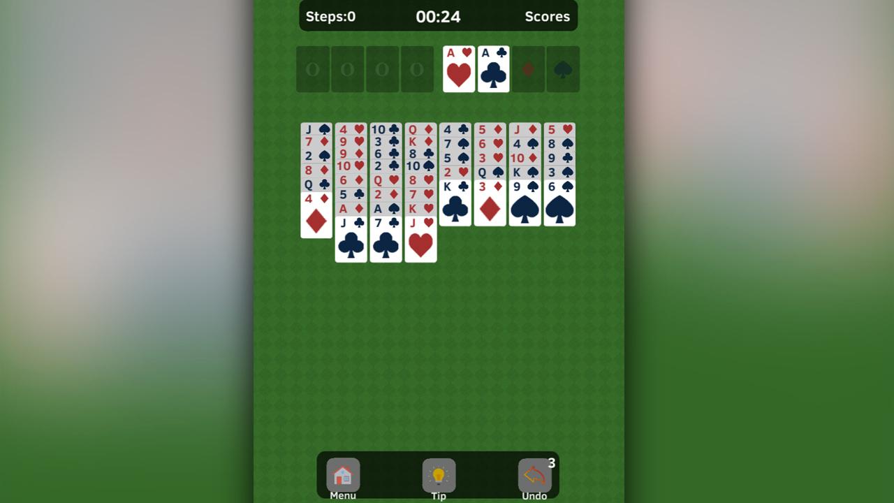 Solitaire Free Cell 24 screenshot