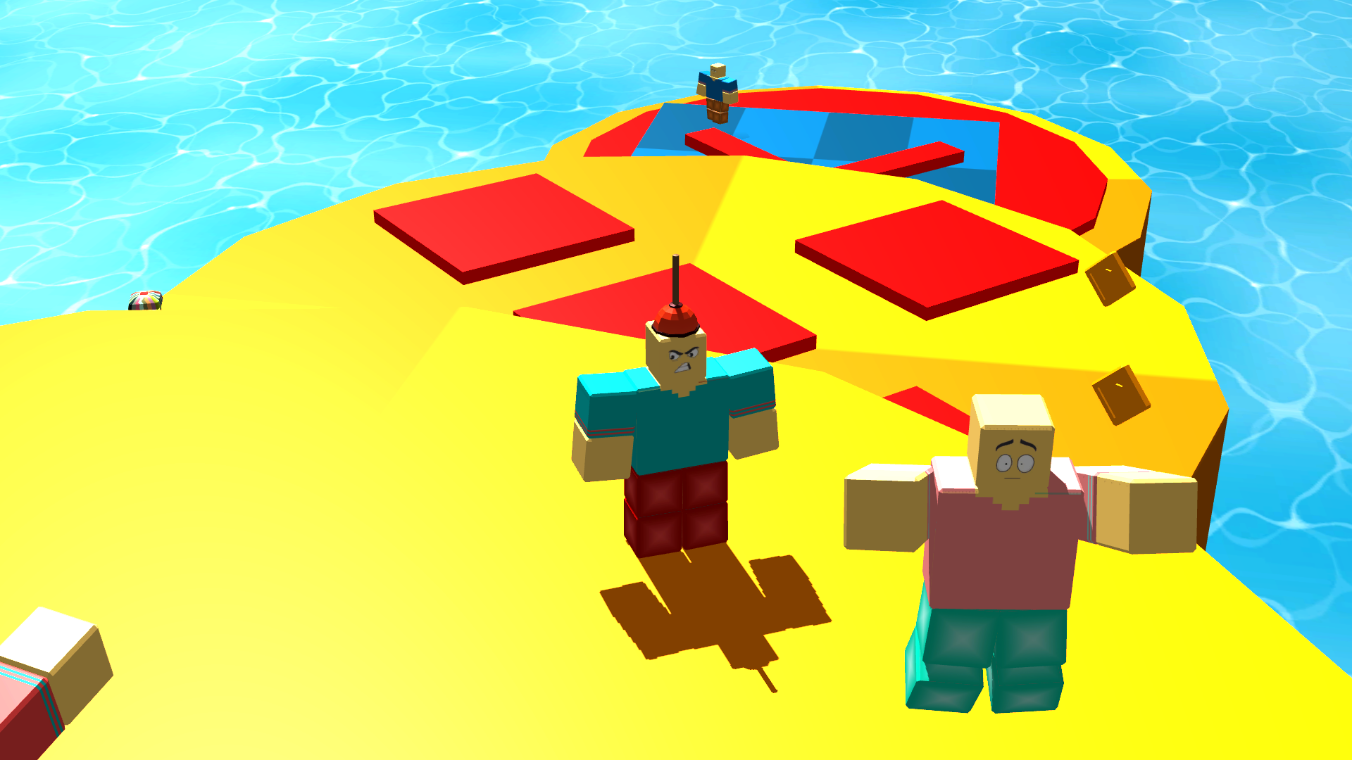 Escape from the water! Robby screenshot
