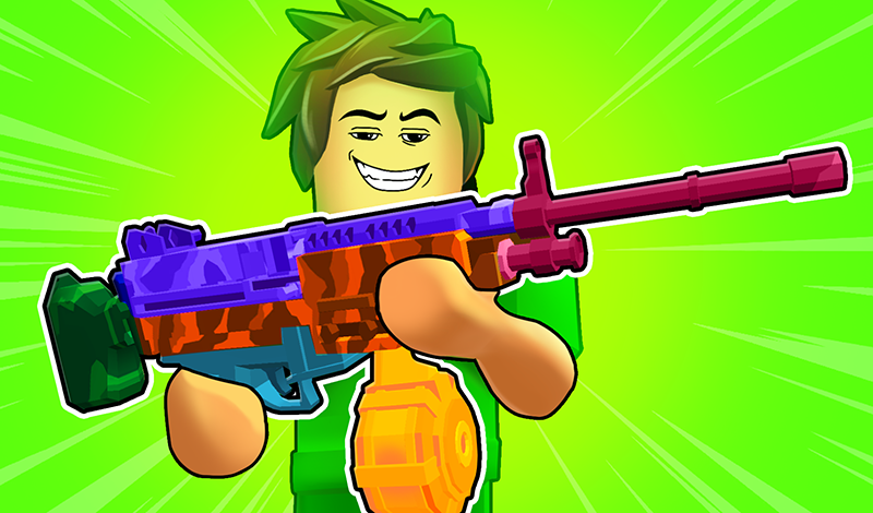 Blocks Shooter 3D! Run, Shoot, Merge Weapons! game cover