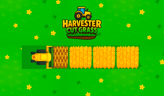 Harvester Cut Grass