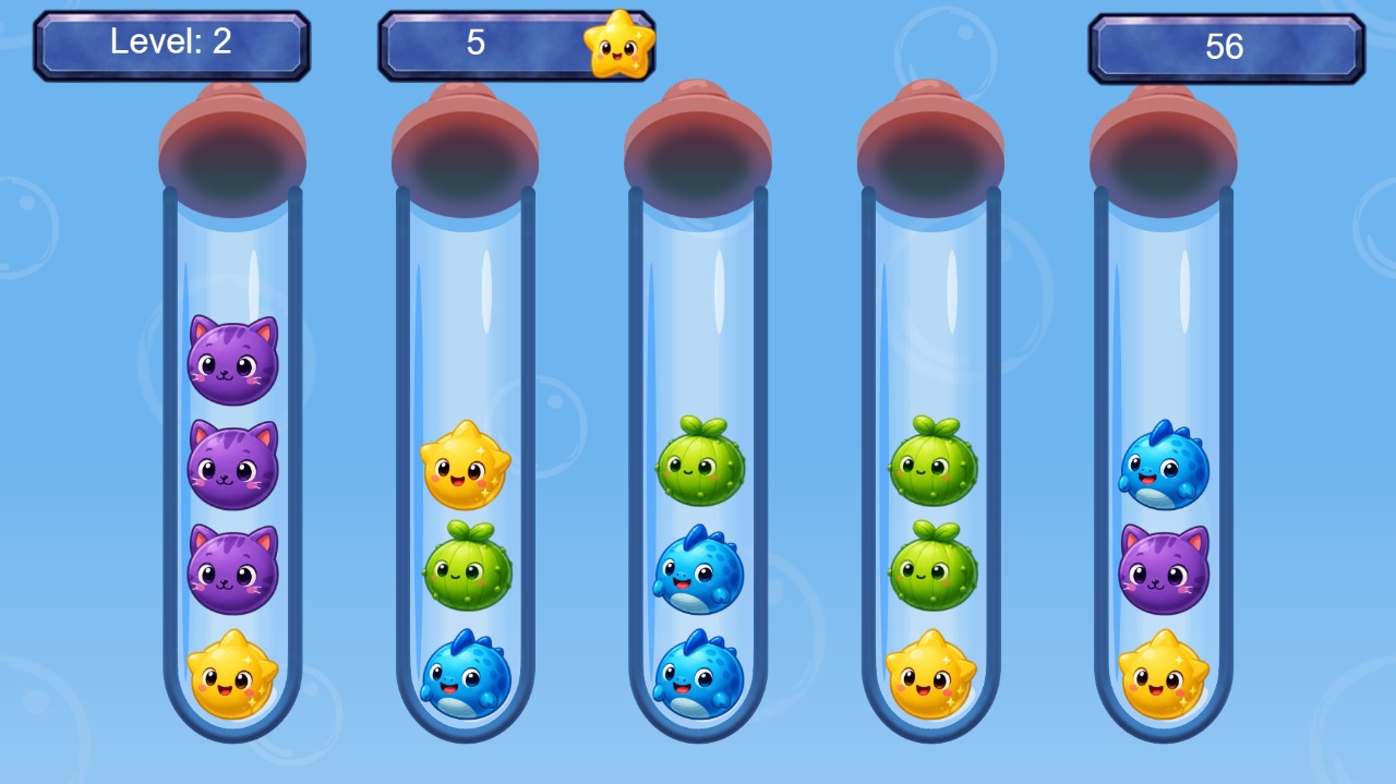Ball Sorting: AnimalMania — screenshot 6