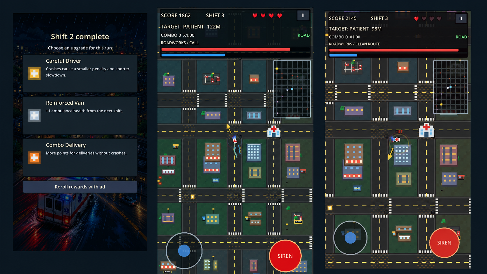 Ambulance Rush: City Shift — screenshot 1
