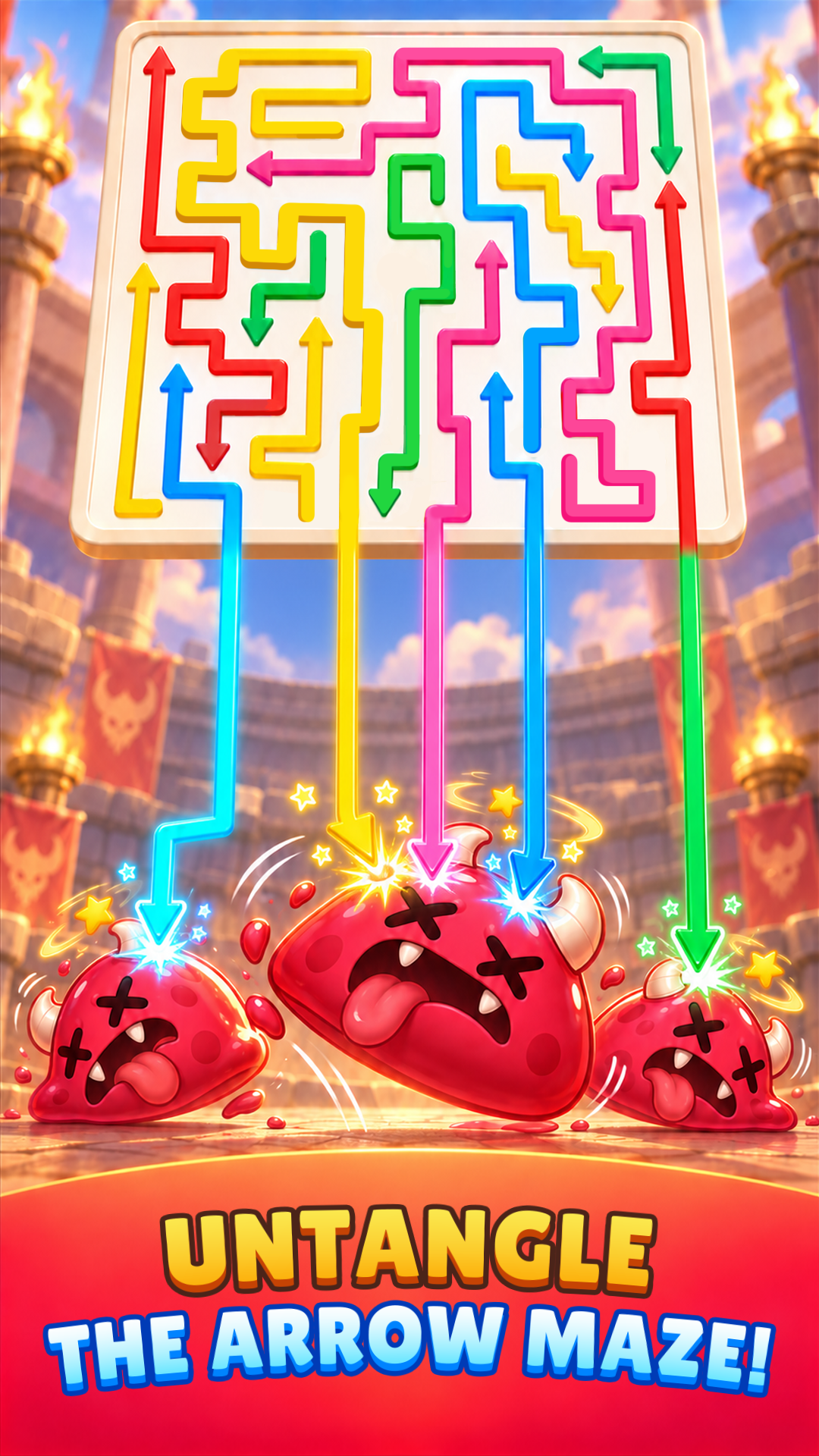 Arrow Maze: Stop the Monsters! screenshot 6