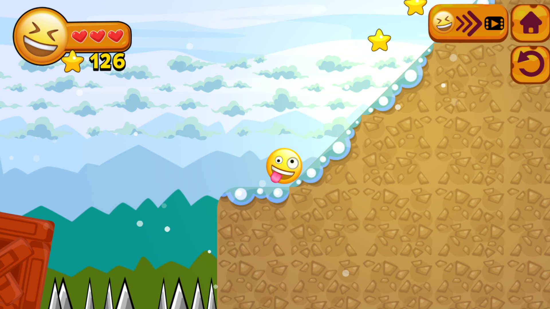 Laughing Ball: Red and Blue Bouncer screenshot