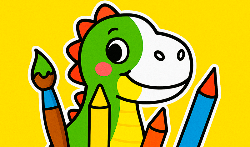 Coloring book for children 3-4 years old game cover
