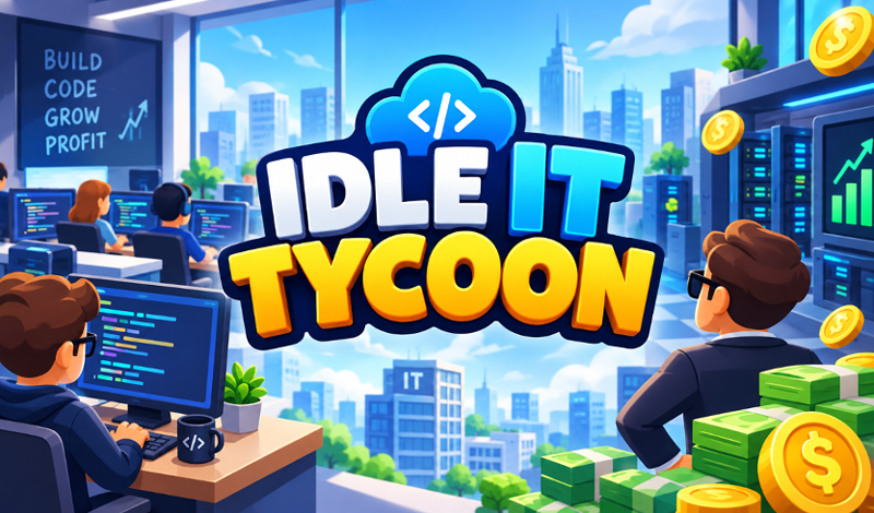 Idle IT Tycoon game cover