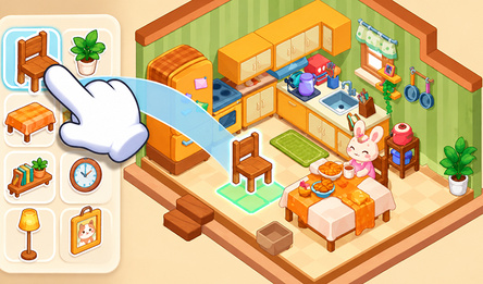 Dream room: arrangement of objects