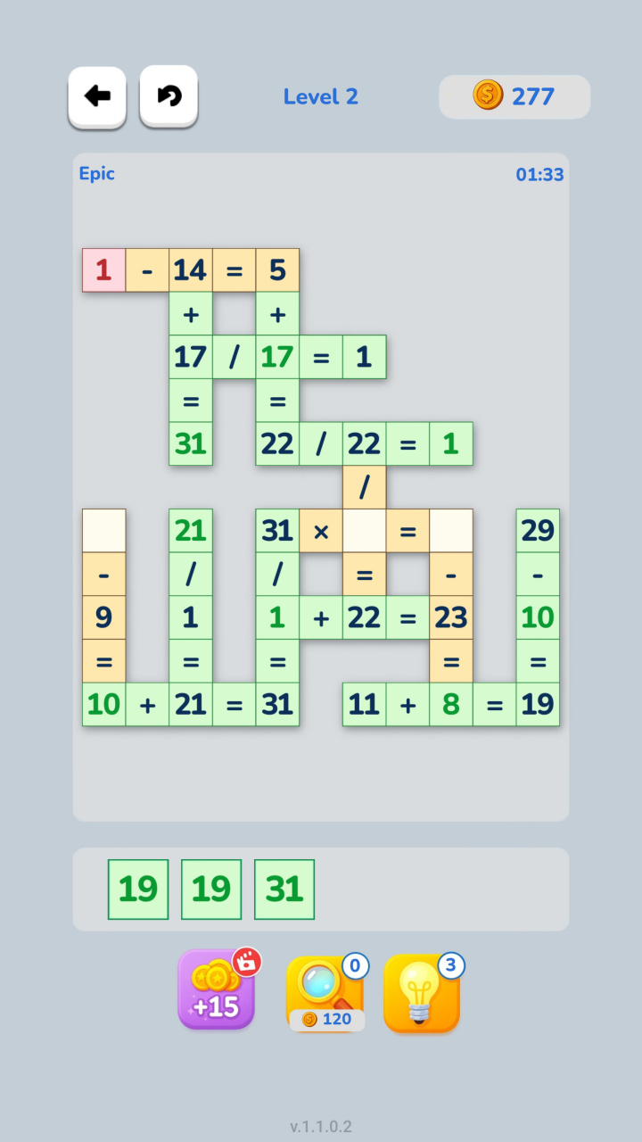 Math Crossword. Number Puzzle screenshot 4