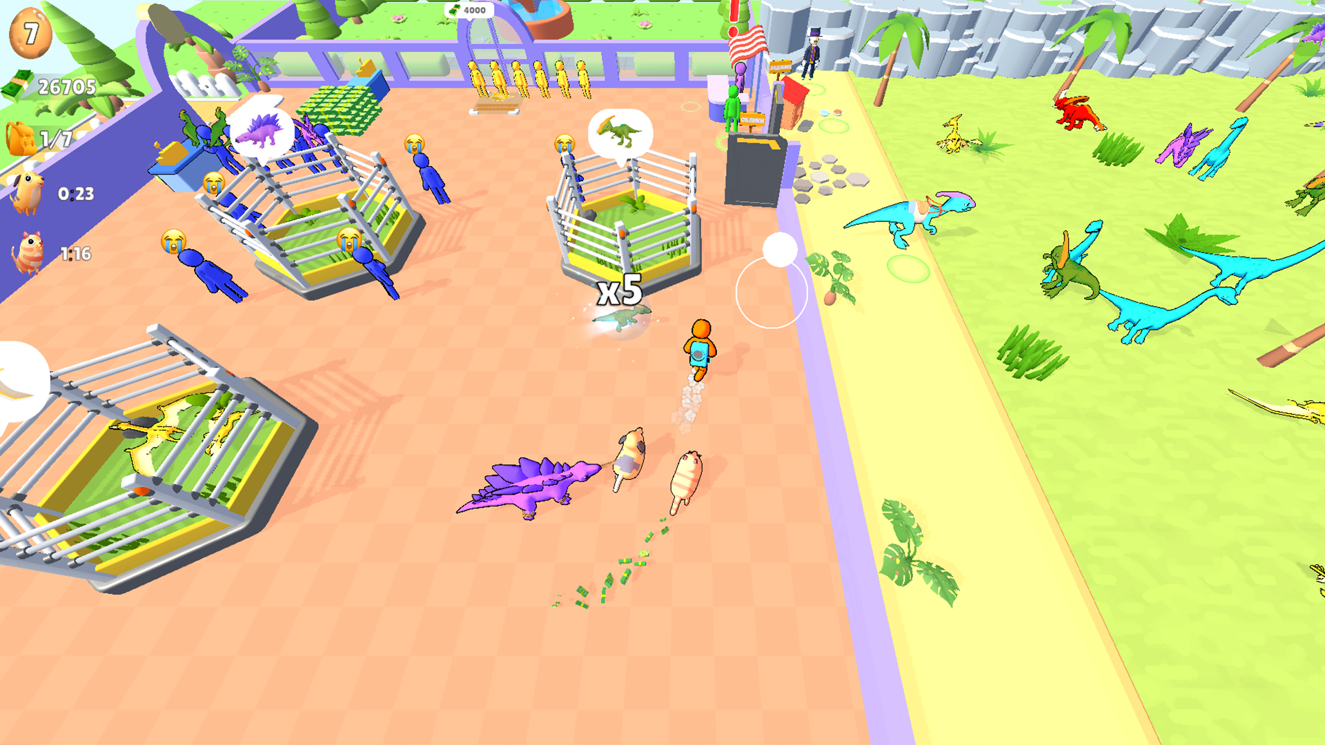 My dinosaur farm screenshot