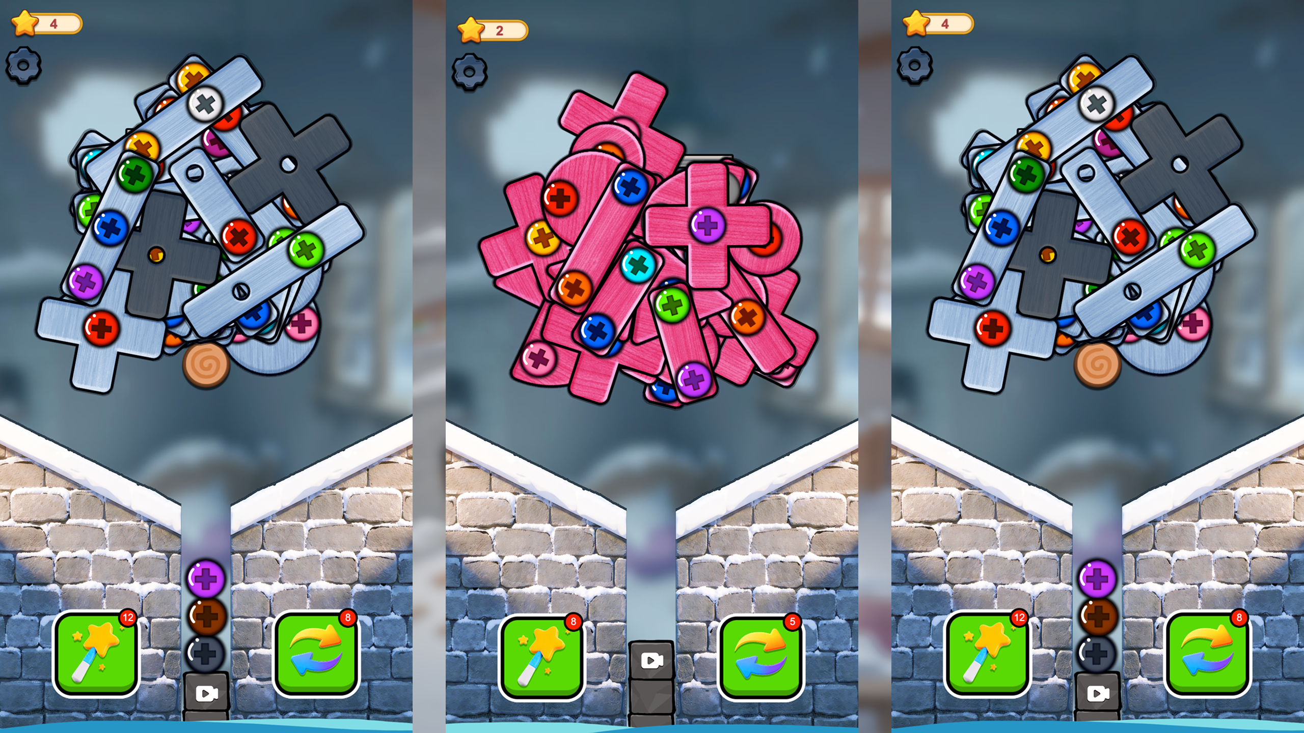 Unscrew Screws: Build Home screenshot