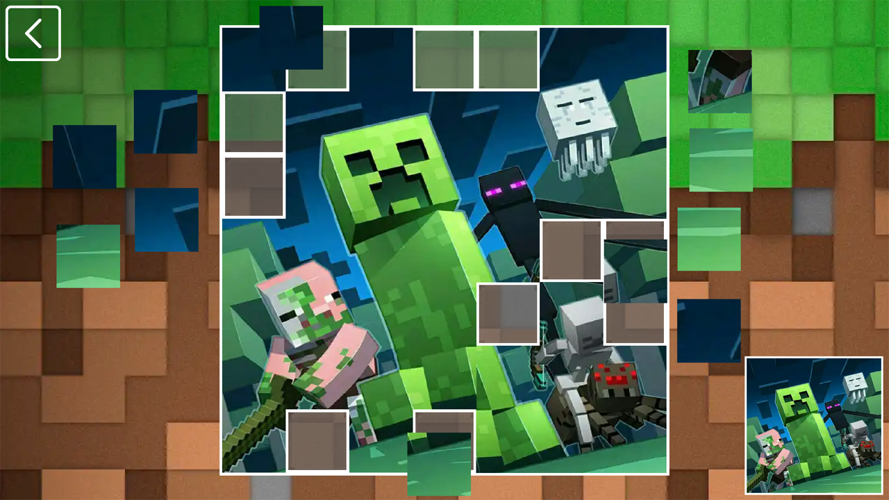Minecrack Puzzles screenshot