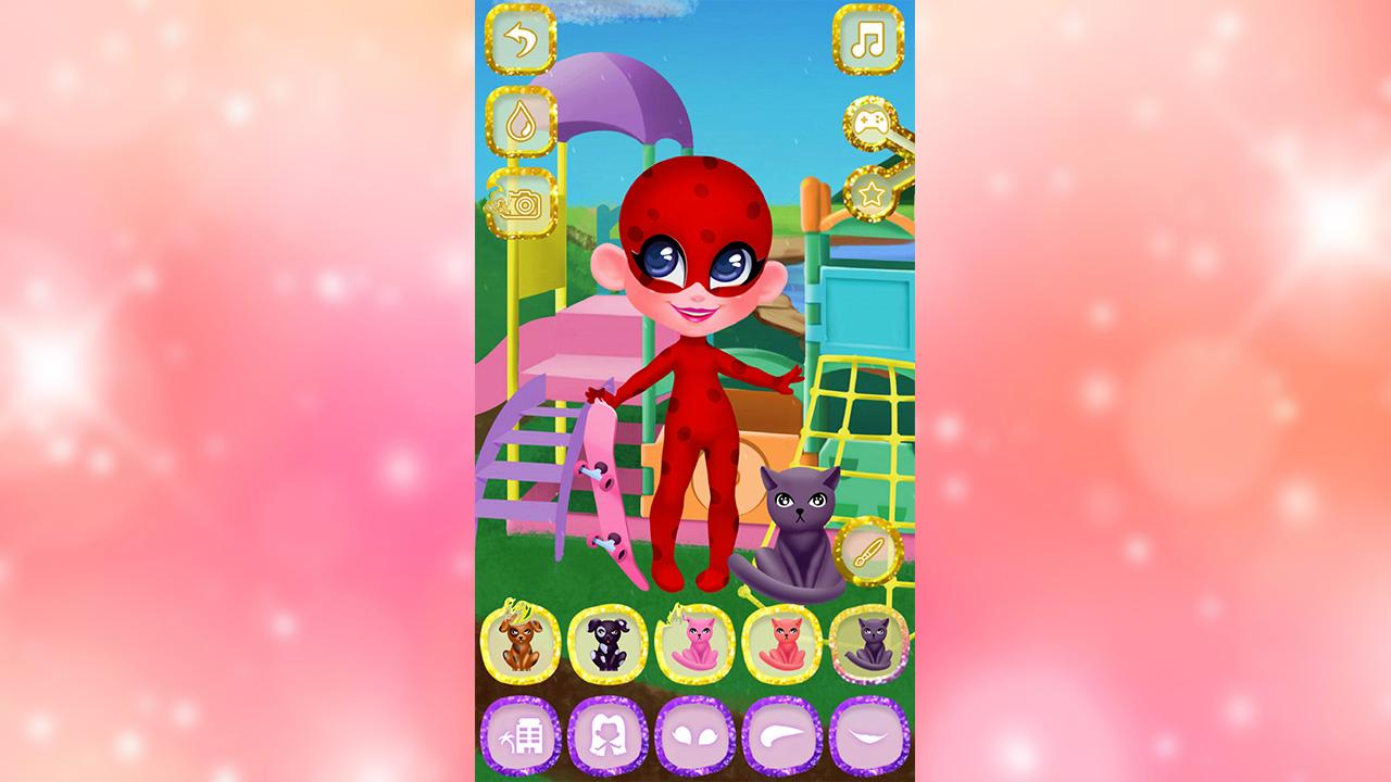 Candy Hair Doll Dress up screenshot