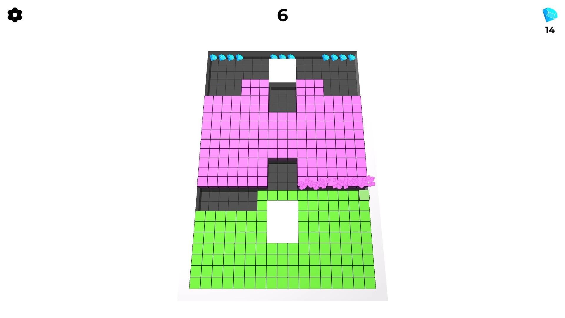 Color Cubes: Battle for the Field screenshot