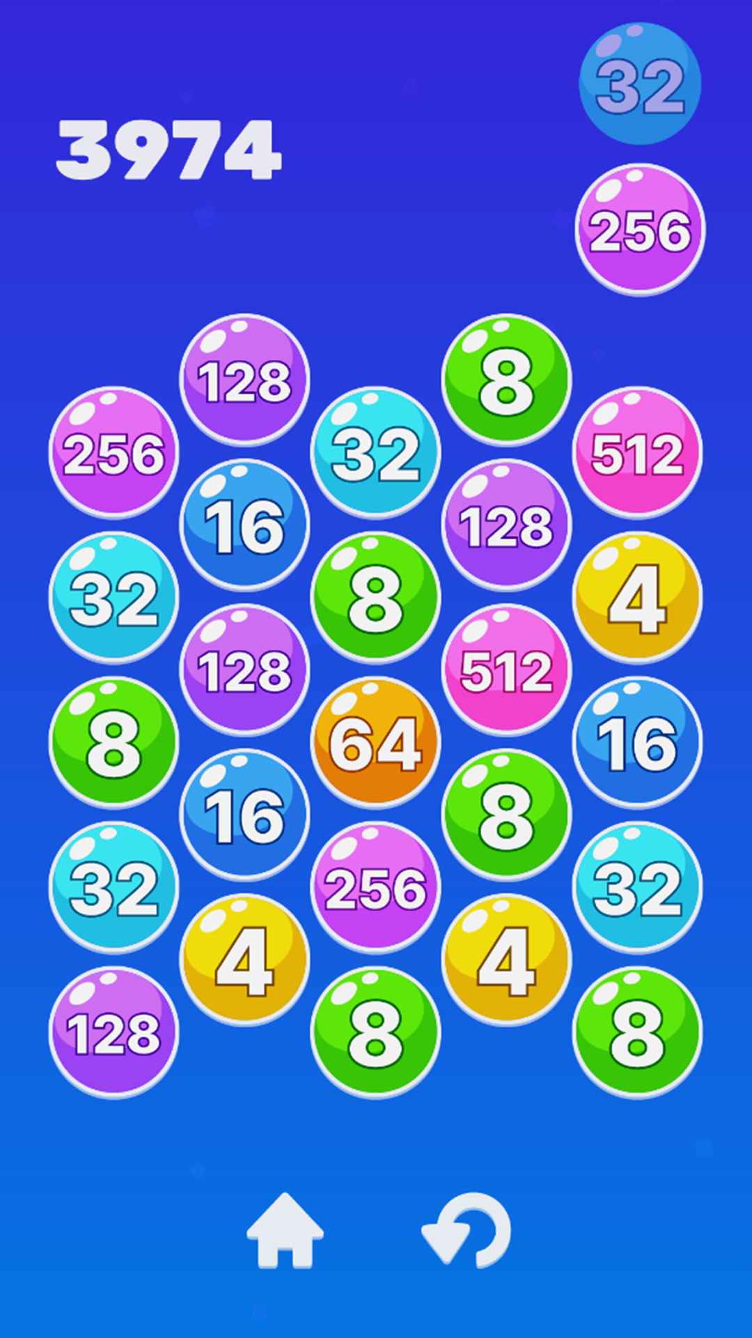 Merge Balls Dots 2048 screenshot 10