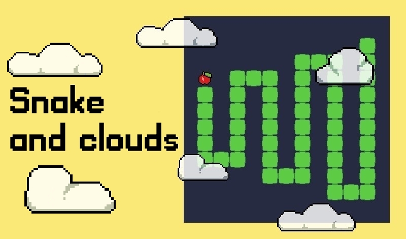 Snake and clouds game cover
