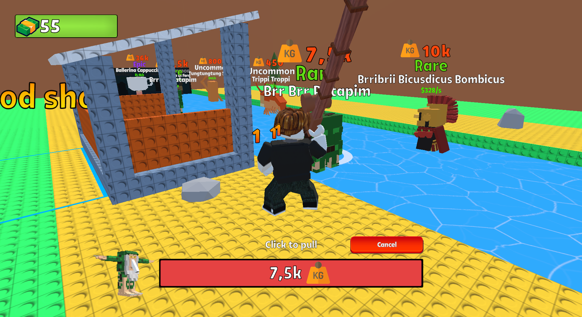 Catch Brainrots From River: Online — screenshot 1