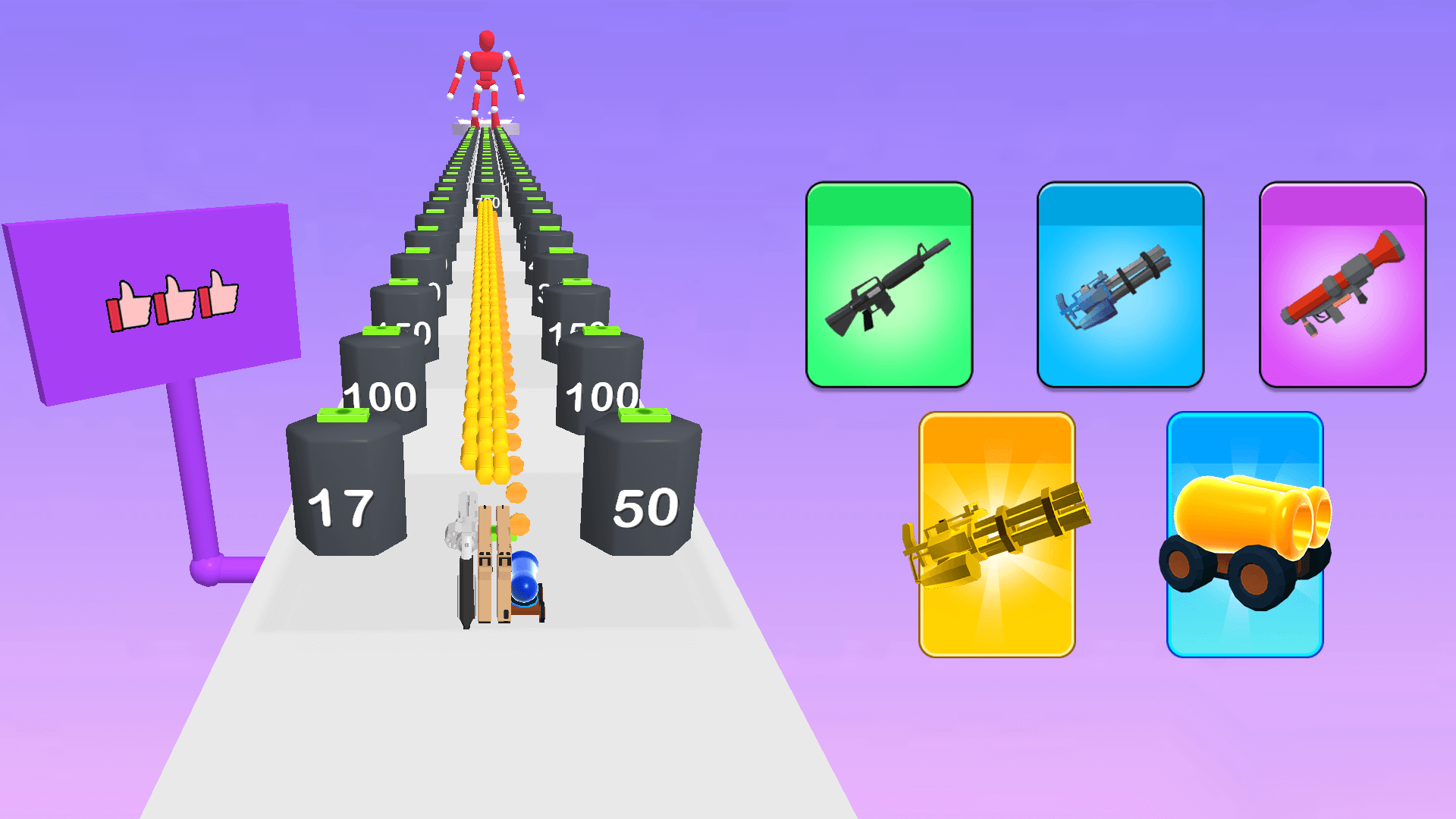 Bullet Army Run: Merge & Multiply screenshot