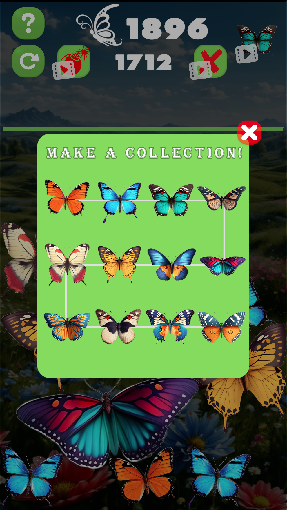 Butterfly: merge 2048 screenshot 5