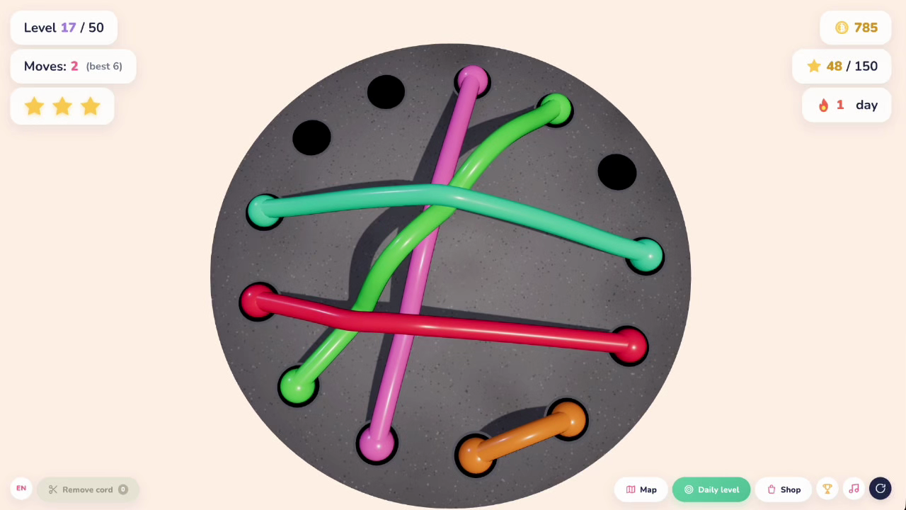 Untangle 3D — screenshot 1