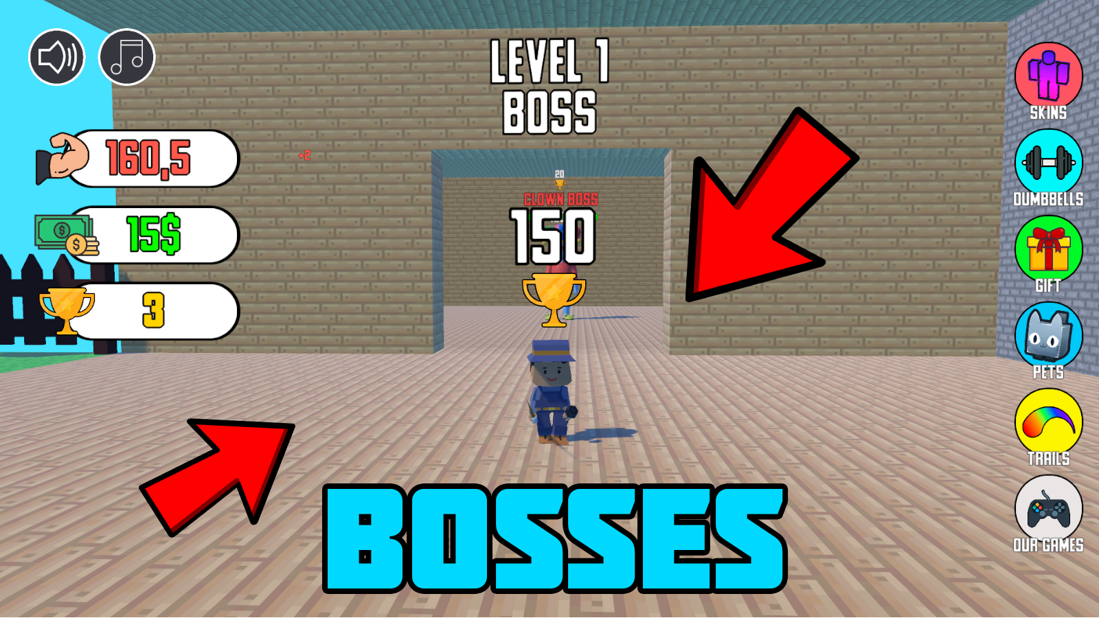 Obby: Funny GYM! screenshot