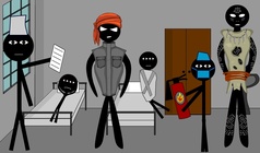 Стик Психушка Бункер Война