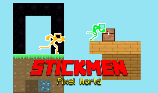 Stickmen Pixel World