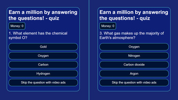 Earn a million by answering the questions! - quiz