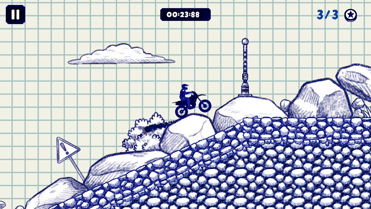 Stunt Bike 2D Paper Race — screenshot 7