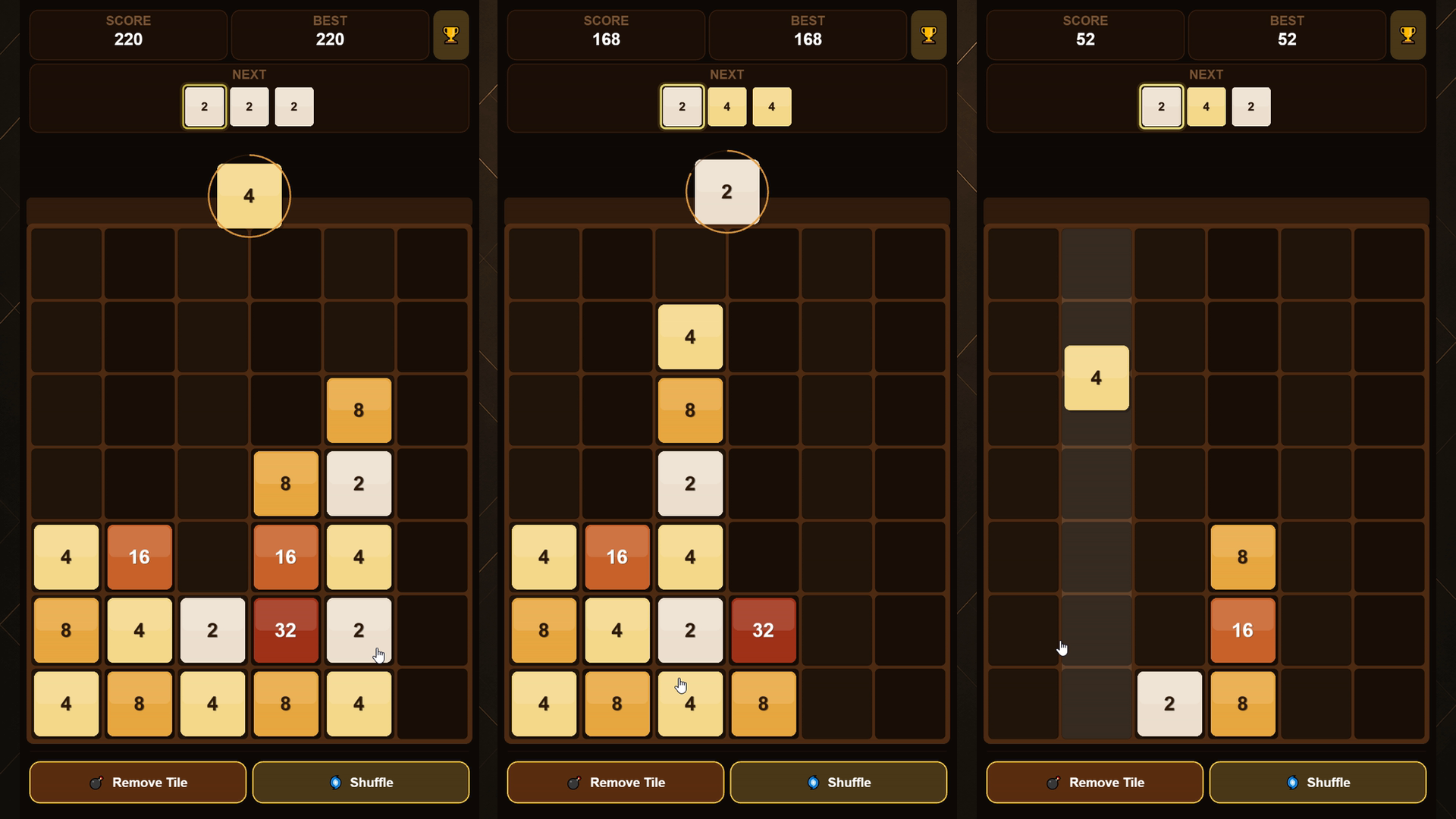 Number Tile Merge 2048 — screenshot 2