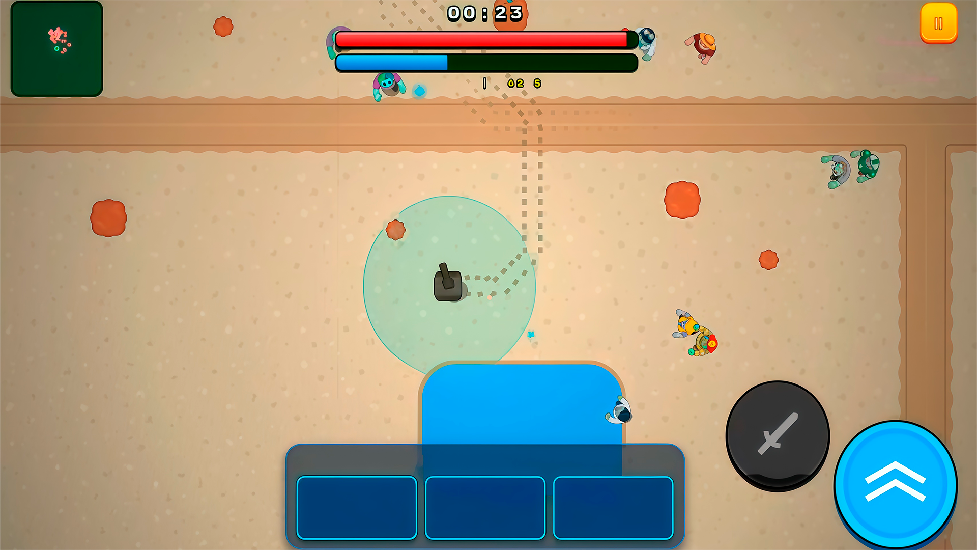 Танки-выживание: Толпы зомби — screenshot 1
