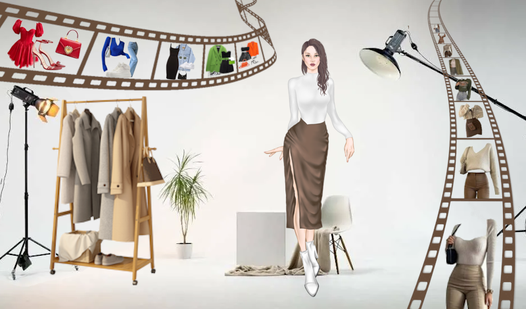 Dress up: Create a fashionable image