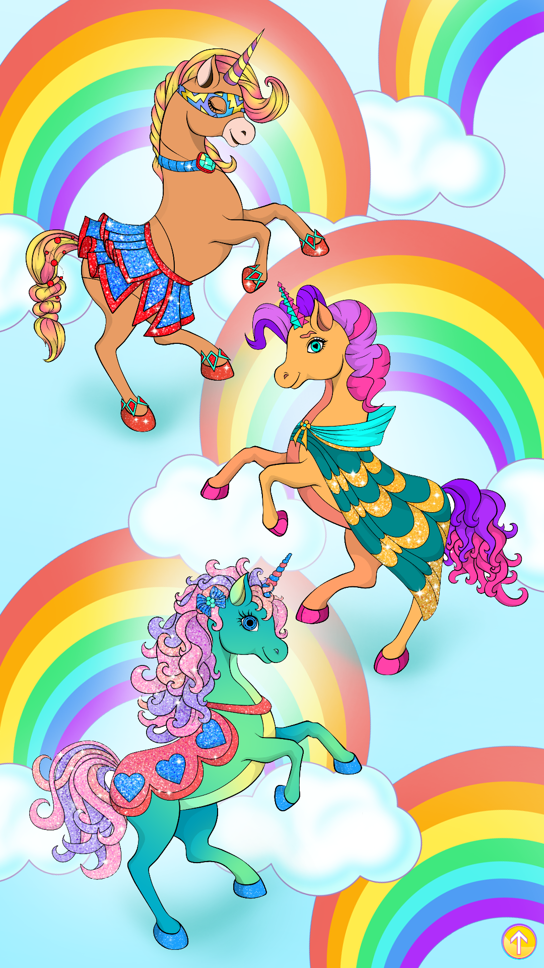 Unicorn Coloring Dress Up screenshot 7