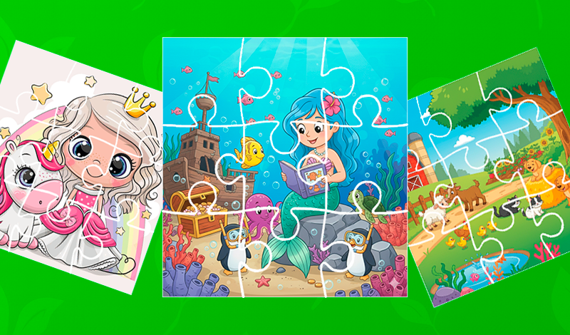Puzzles for Kids: Developing Logic! game cover