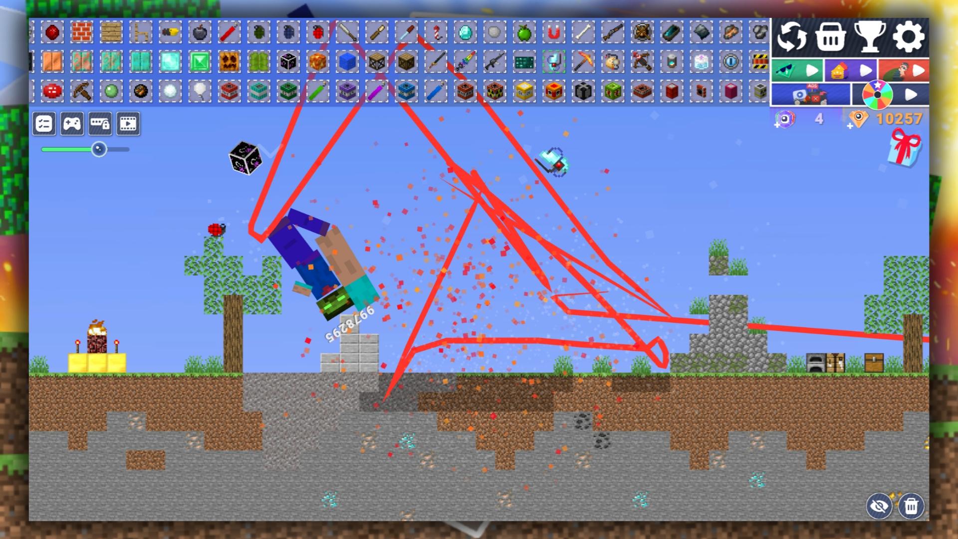 Destroy Herobrine in the Mine - Playground Sandbox screenshot