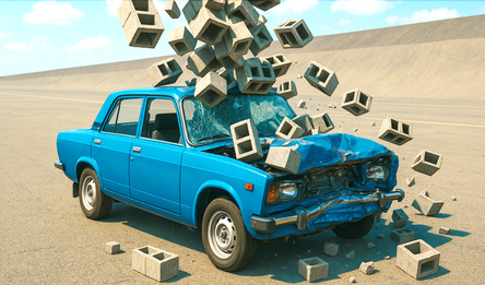 Bimka is an abandoned city with destruction online