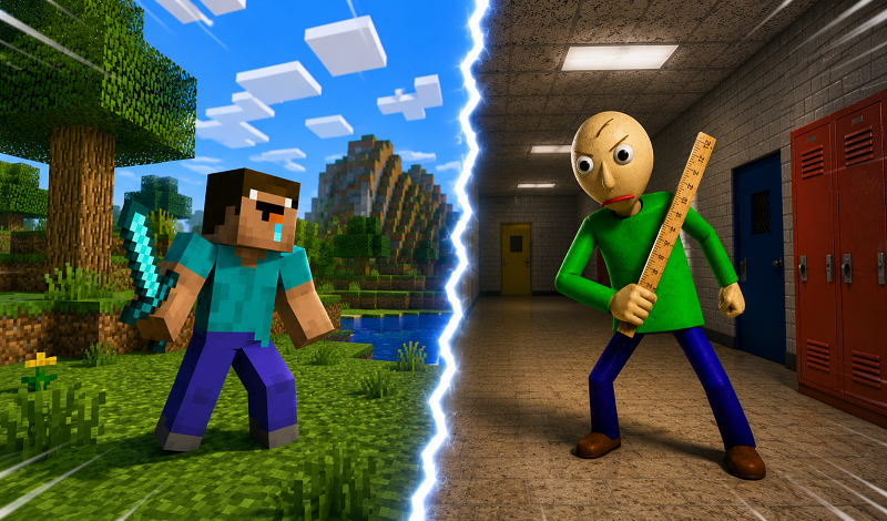 Noob vs Baldi game cover