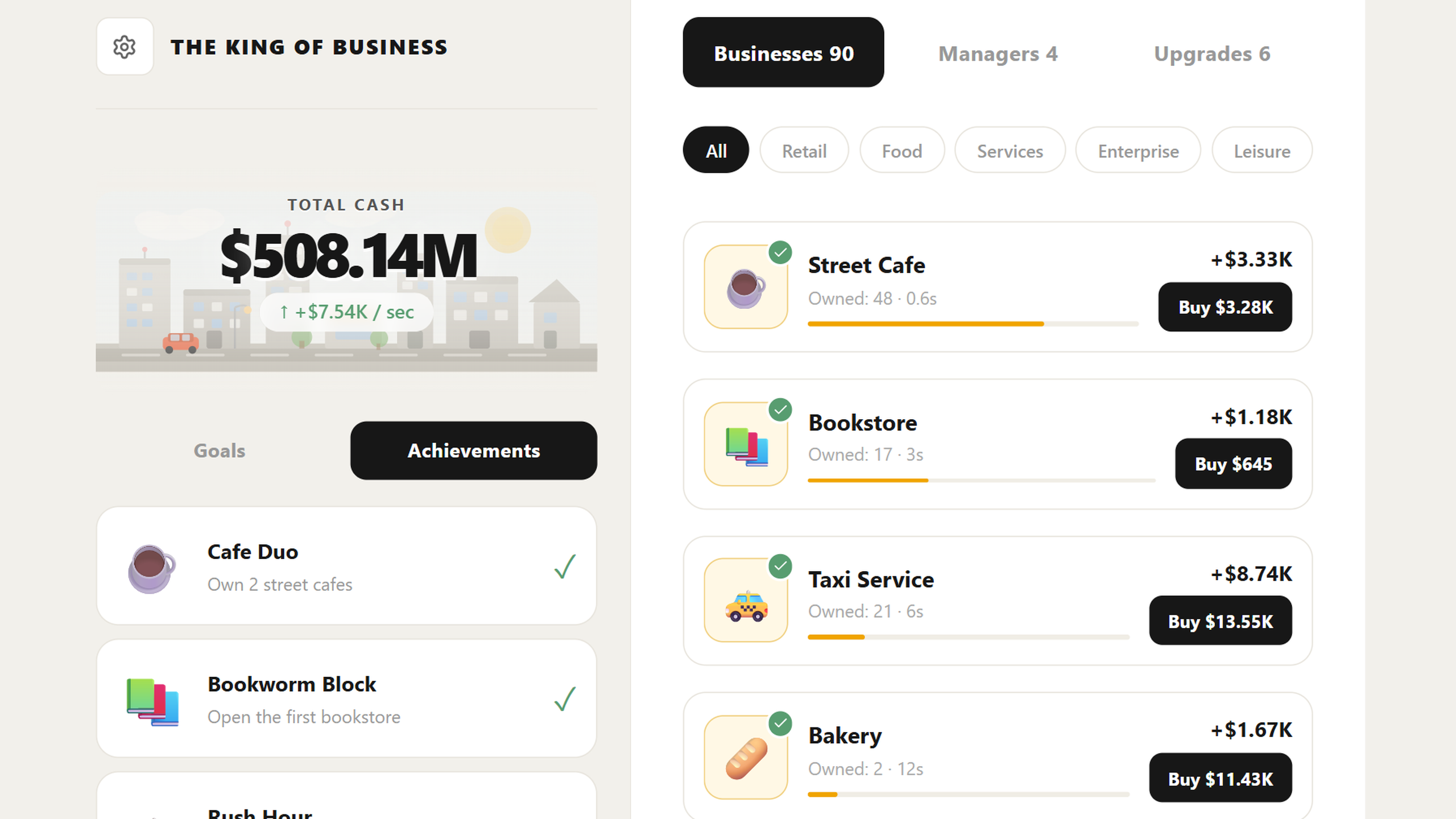 The King of Business screenshot