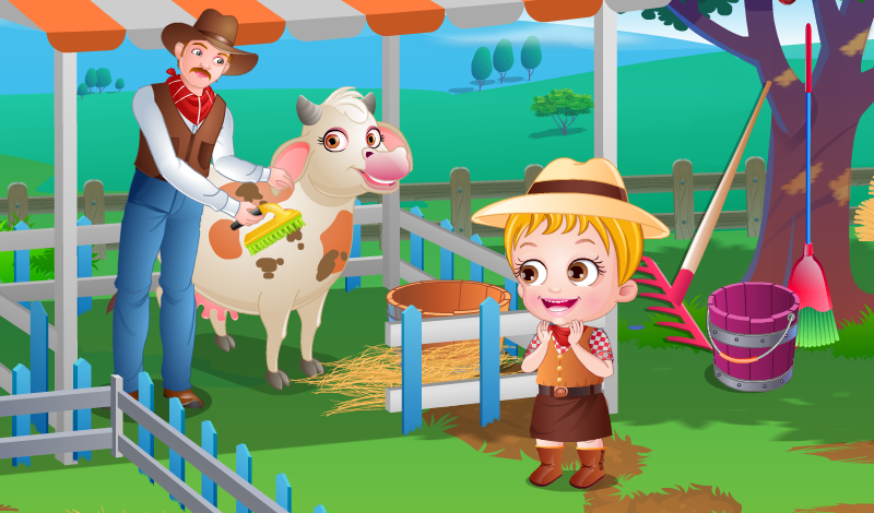 Baby Hazel Farm Tour game cover
