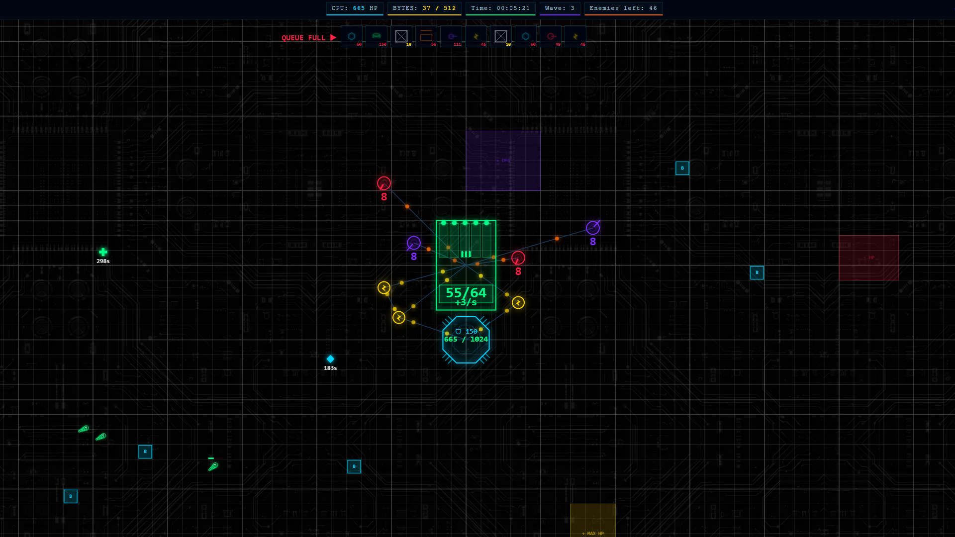 Tower defense: CYBER CORE — screenshot 2