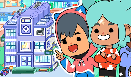 Toca World High School  loading=