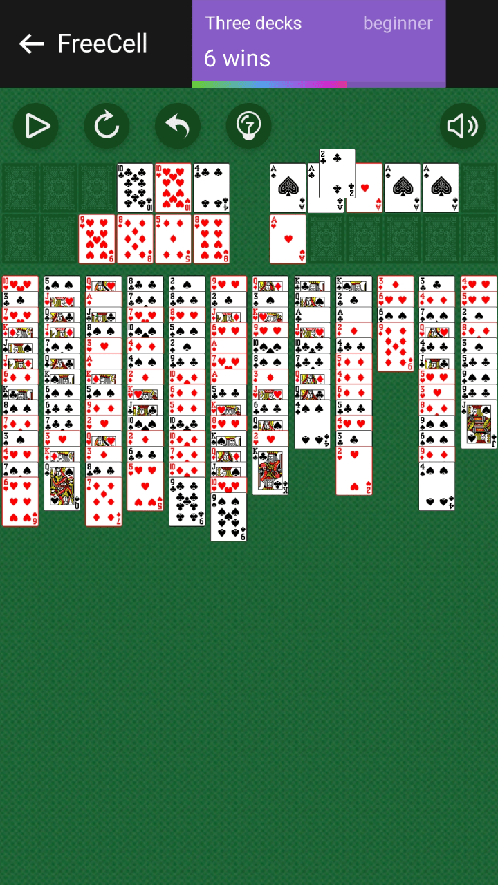 FreeCell solitaire screenshot 10
