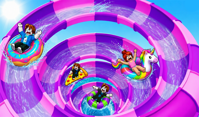 Obby: Theme Park World game cover