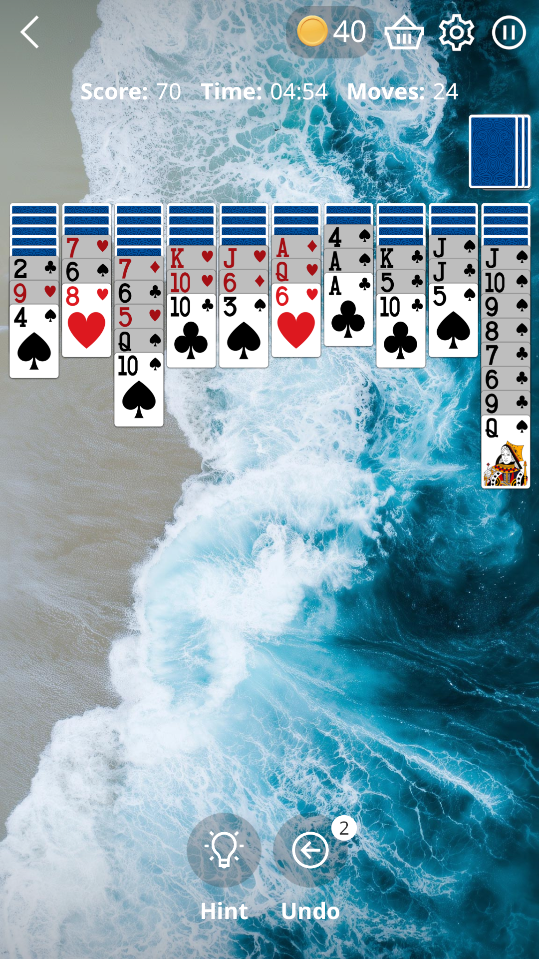Spider Solitaire Online 1 - 2 - 4 suits screenshot 9