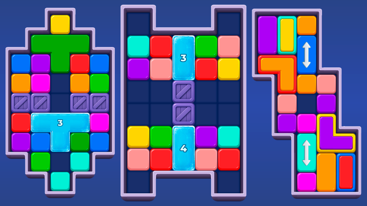Цветные блоки: Пары — screenshot 2