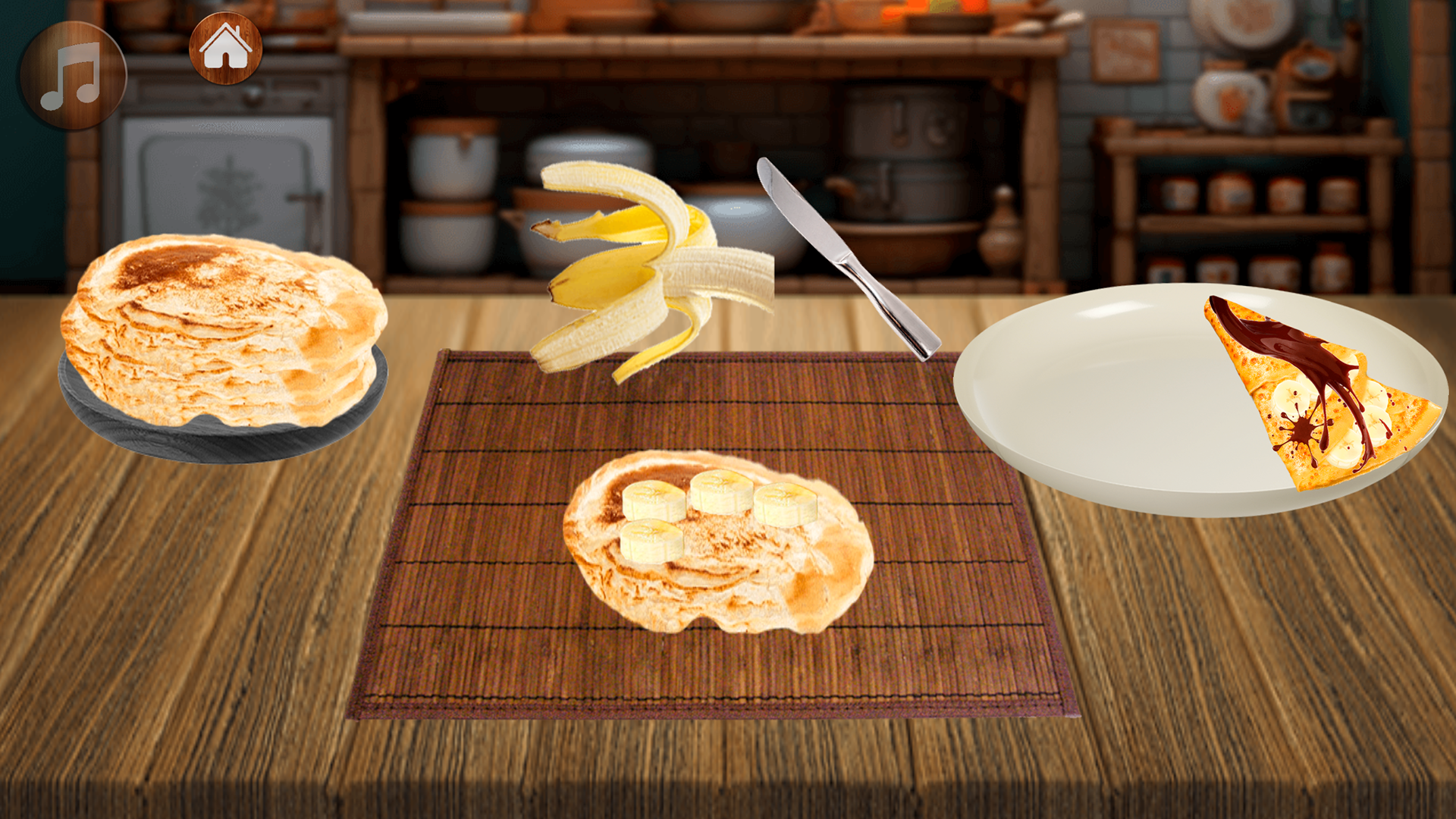 Pancakes - cooking food for children ASMR screenshot