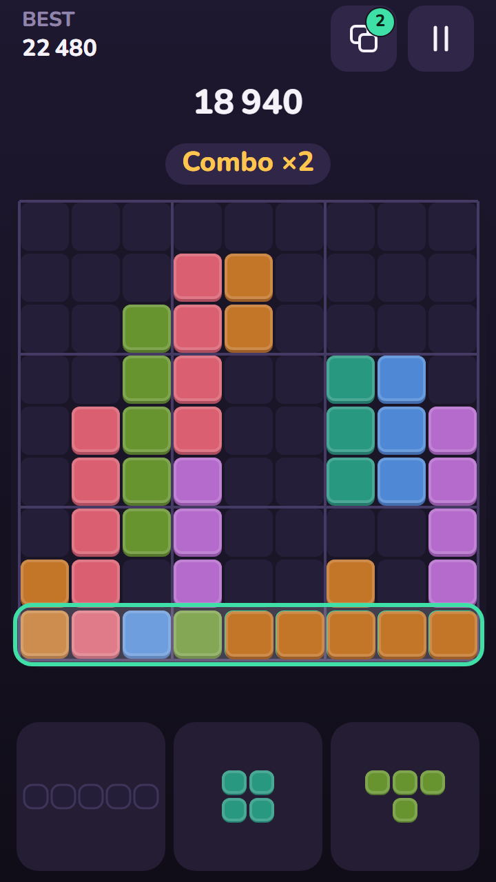 Blocks 9×9 screenshot 4