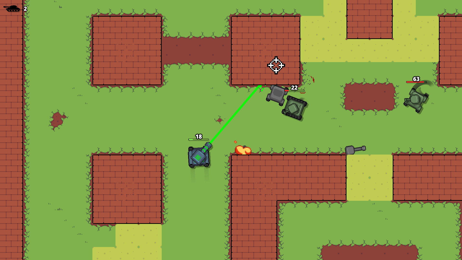 Pixel Tanks: Showdown screenshot
