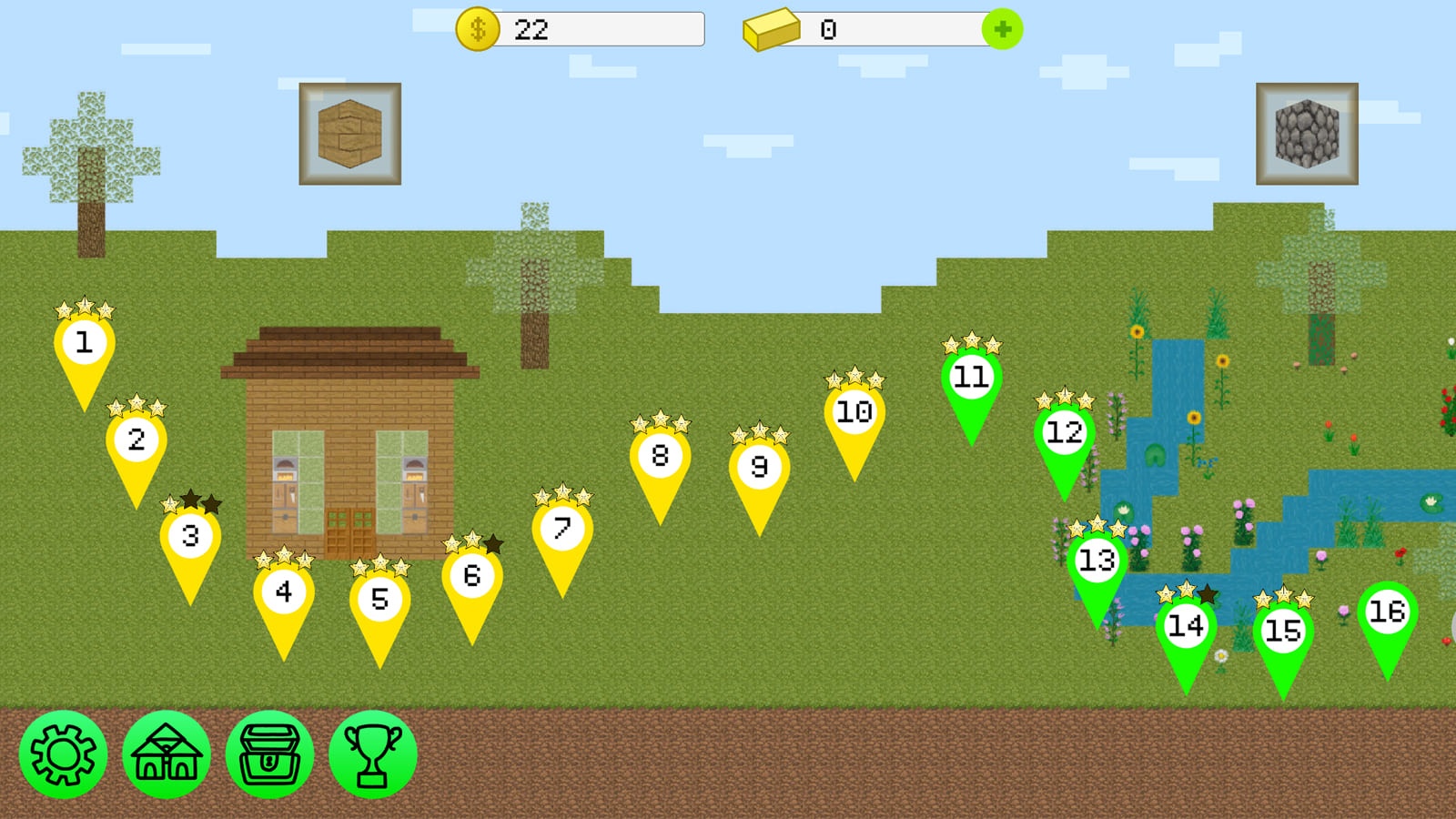 Block Match-3: Village 3D — screenshot 11