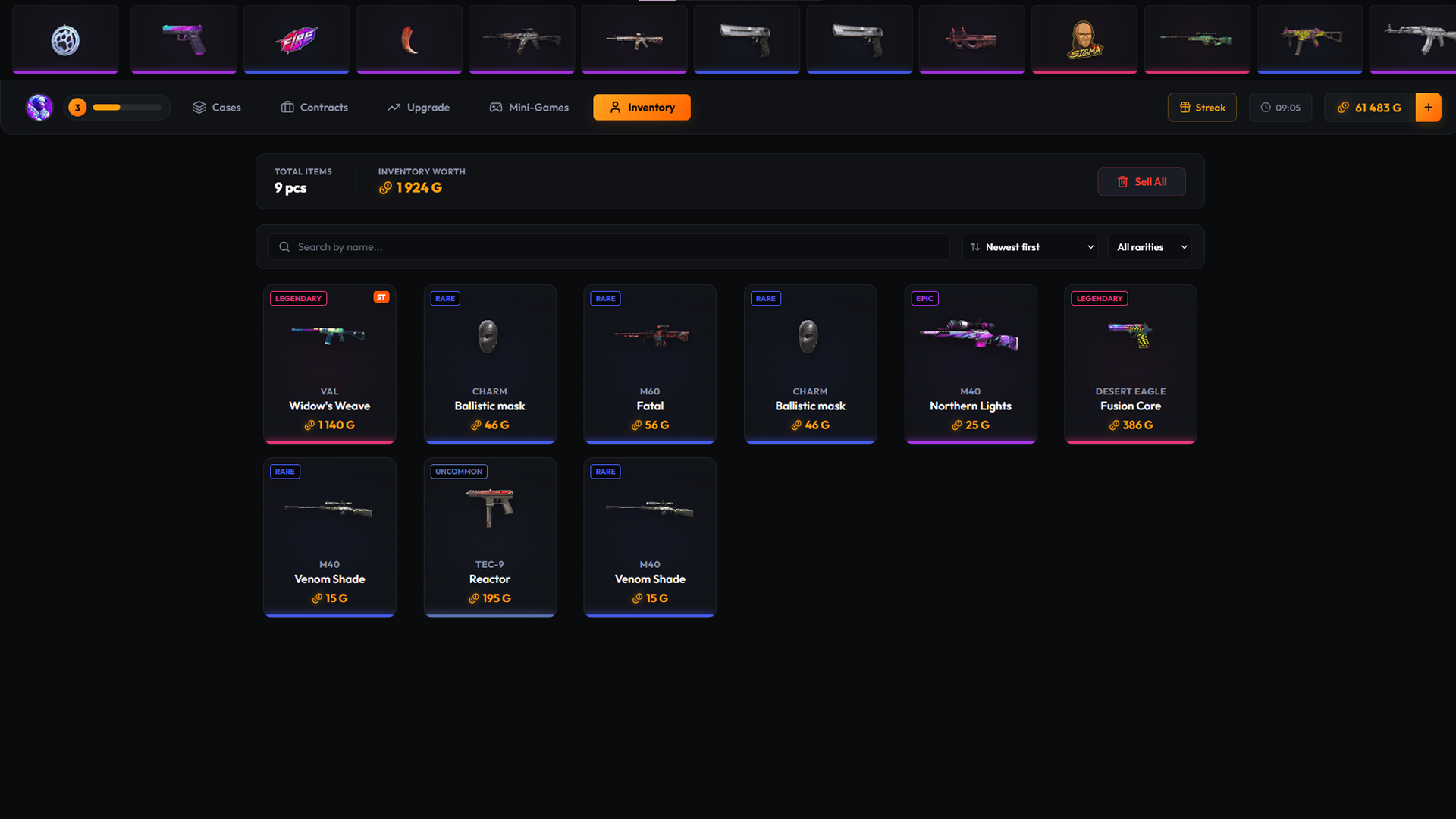 Cases: Claim All Skins — screenshot 2